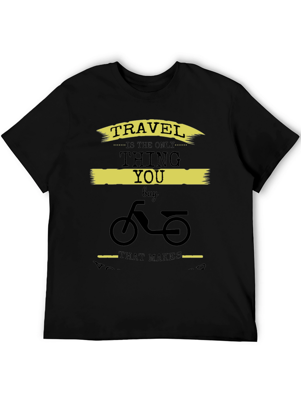 Travel Themed Graphic Print T-Shirt