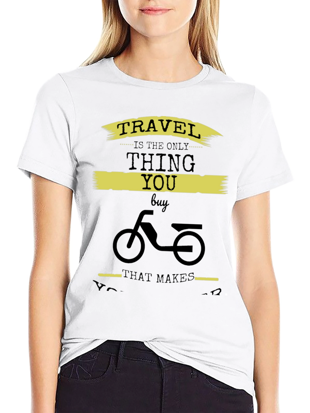 Travel Themed Graphic Print T-Shirt