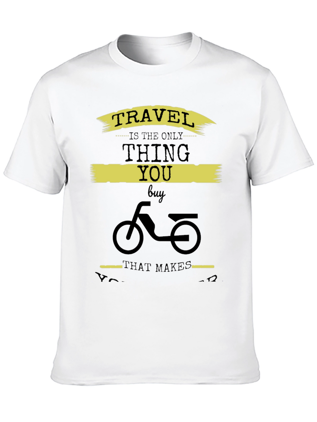 Travel Themed Graphic Print T-Shirt