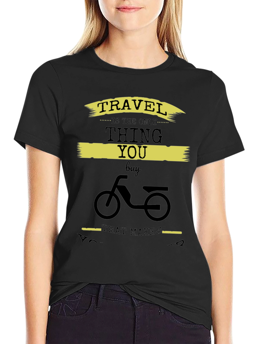 Travel Themed Graphic Print T-Shirt