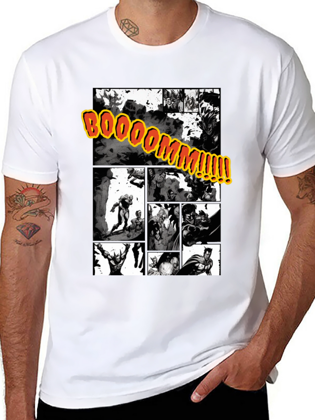 Comic Book Batman Graphic T-Shirt
