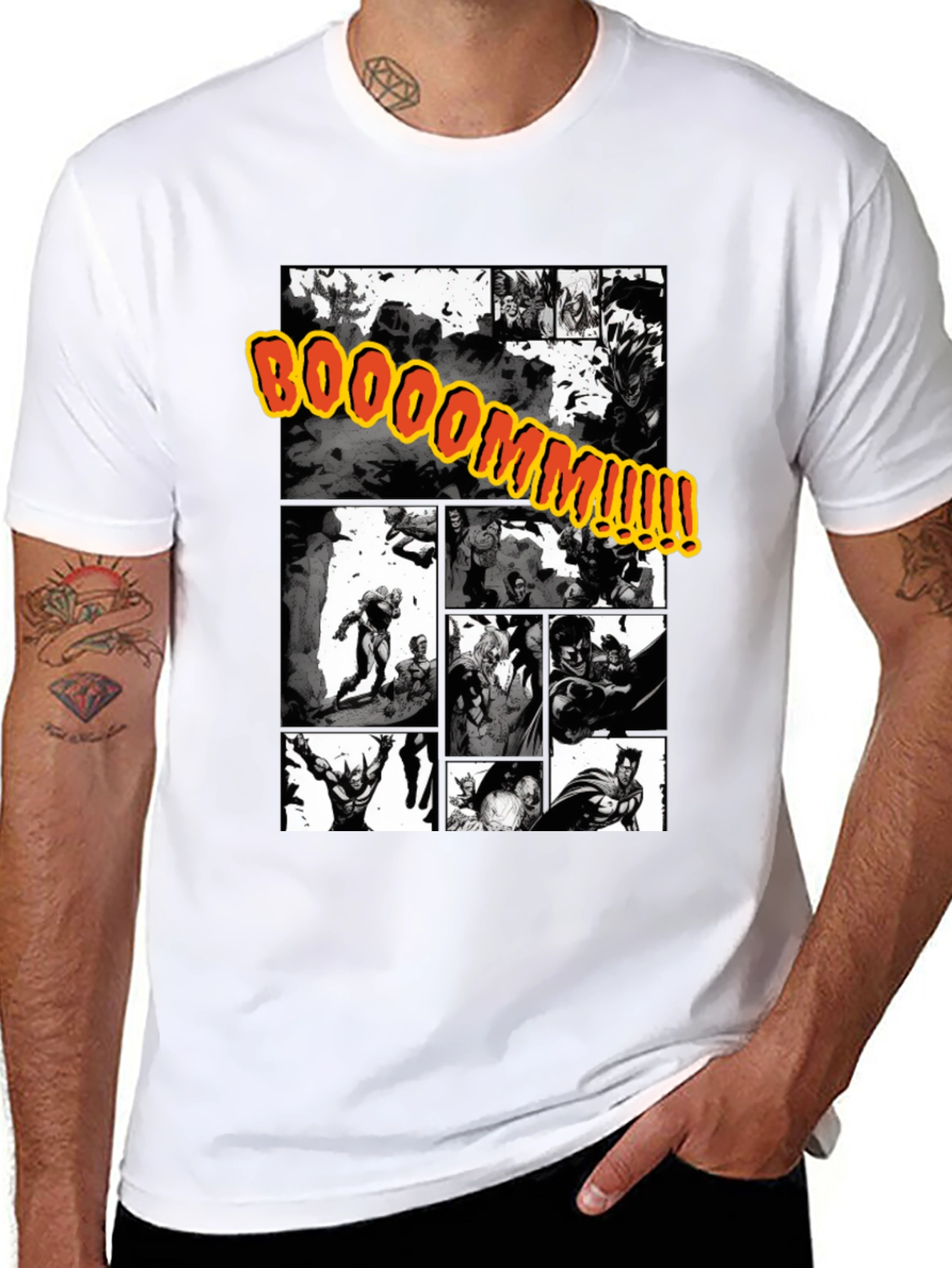 Comic Book Batman Graphic T-Shirt