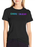 Retro Game Over T-Shirt - Pixelated Design