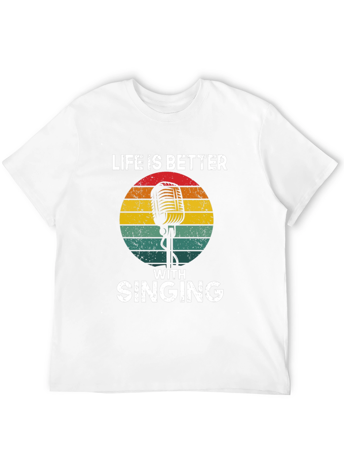 Life is Better with Singing Black Graphic Tee
