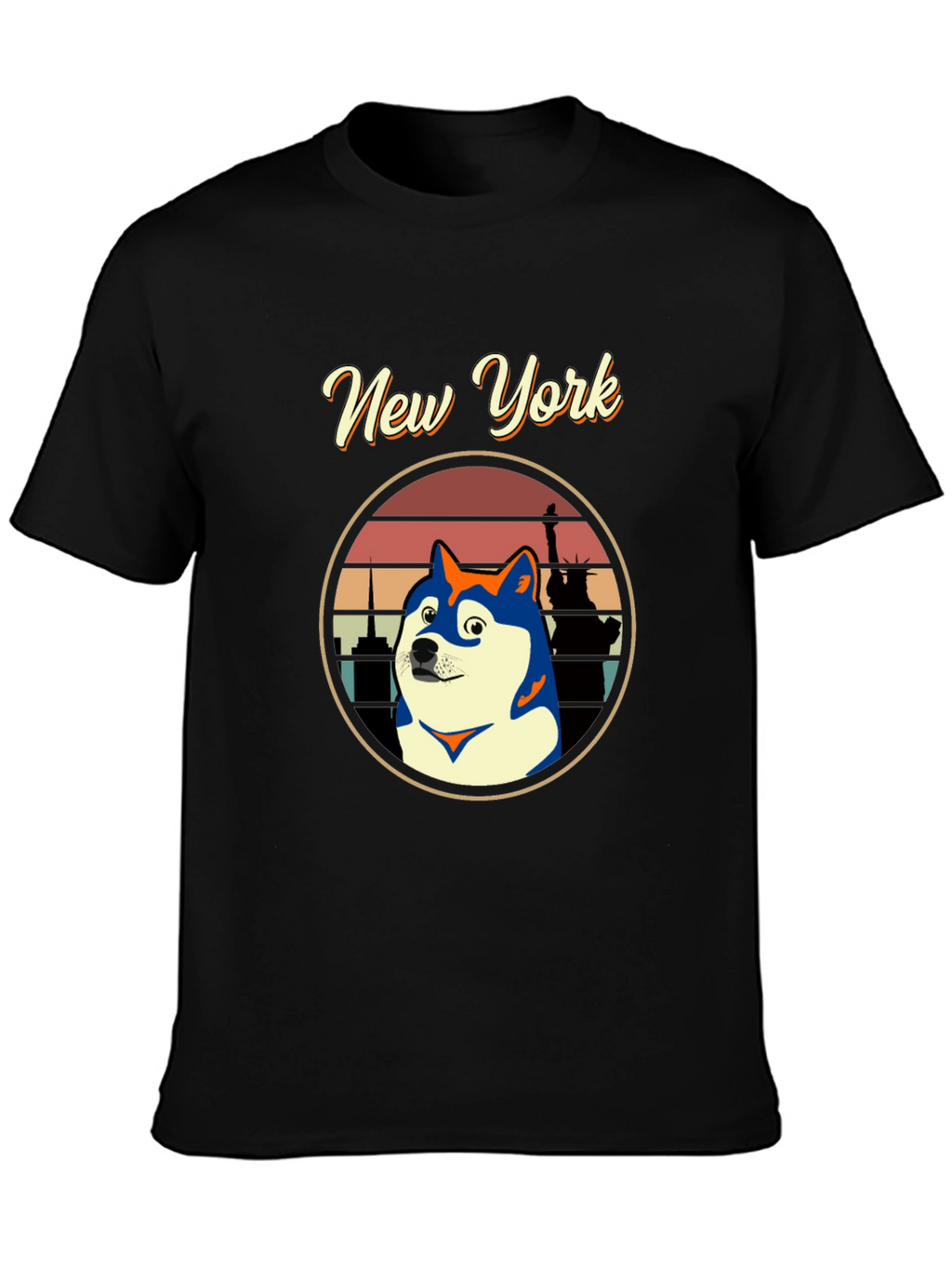 New York Doge Crew Neck T-Shirt