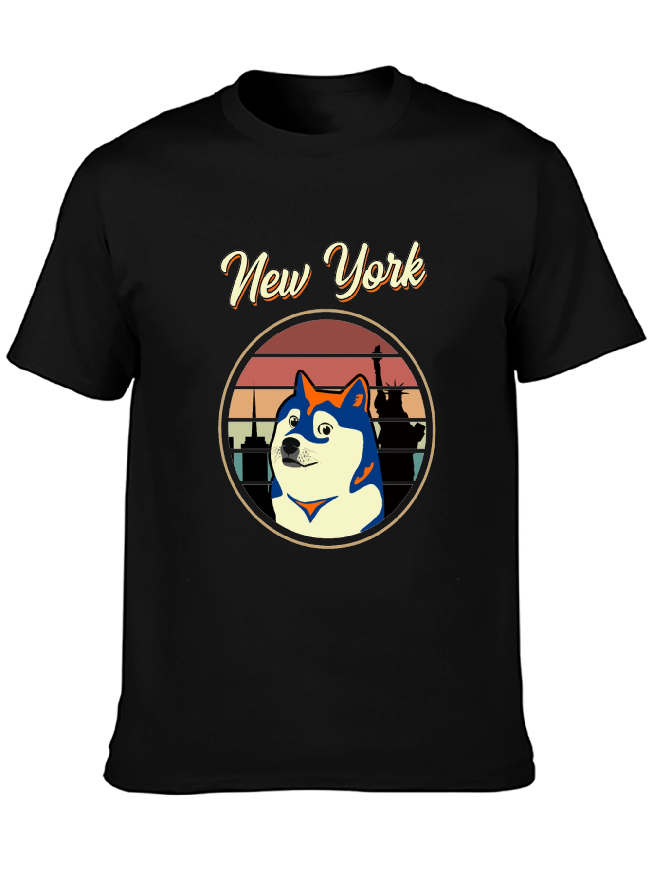 New York Doge Crew Neck T-Shirt