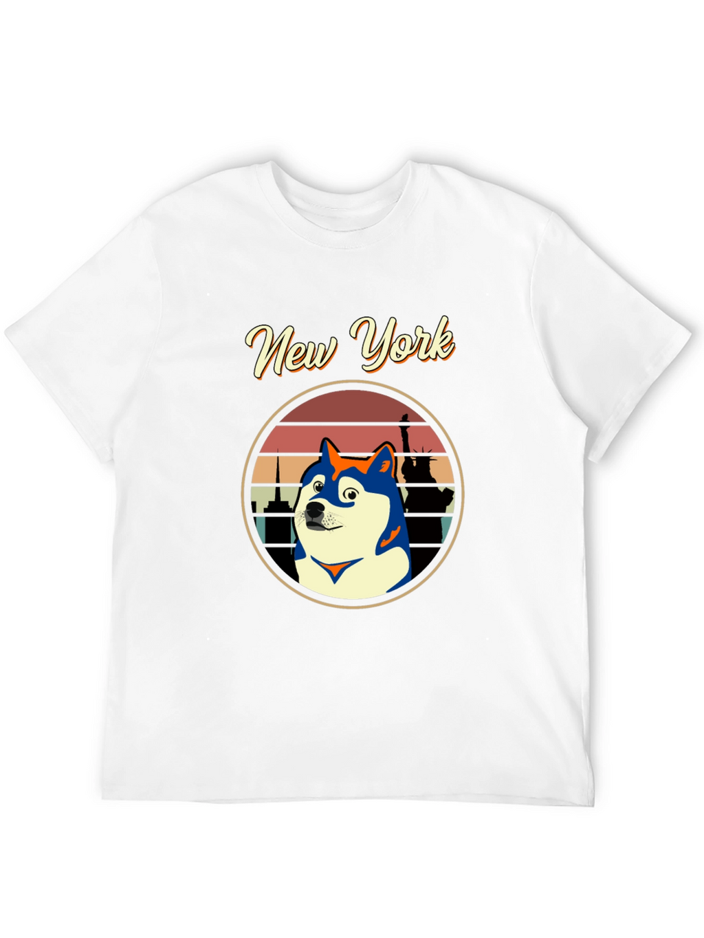 New York Doge Crew Neck T-Shirt