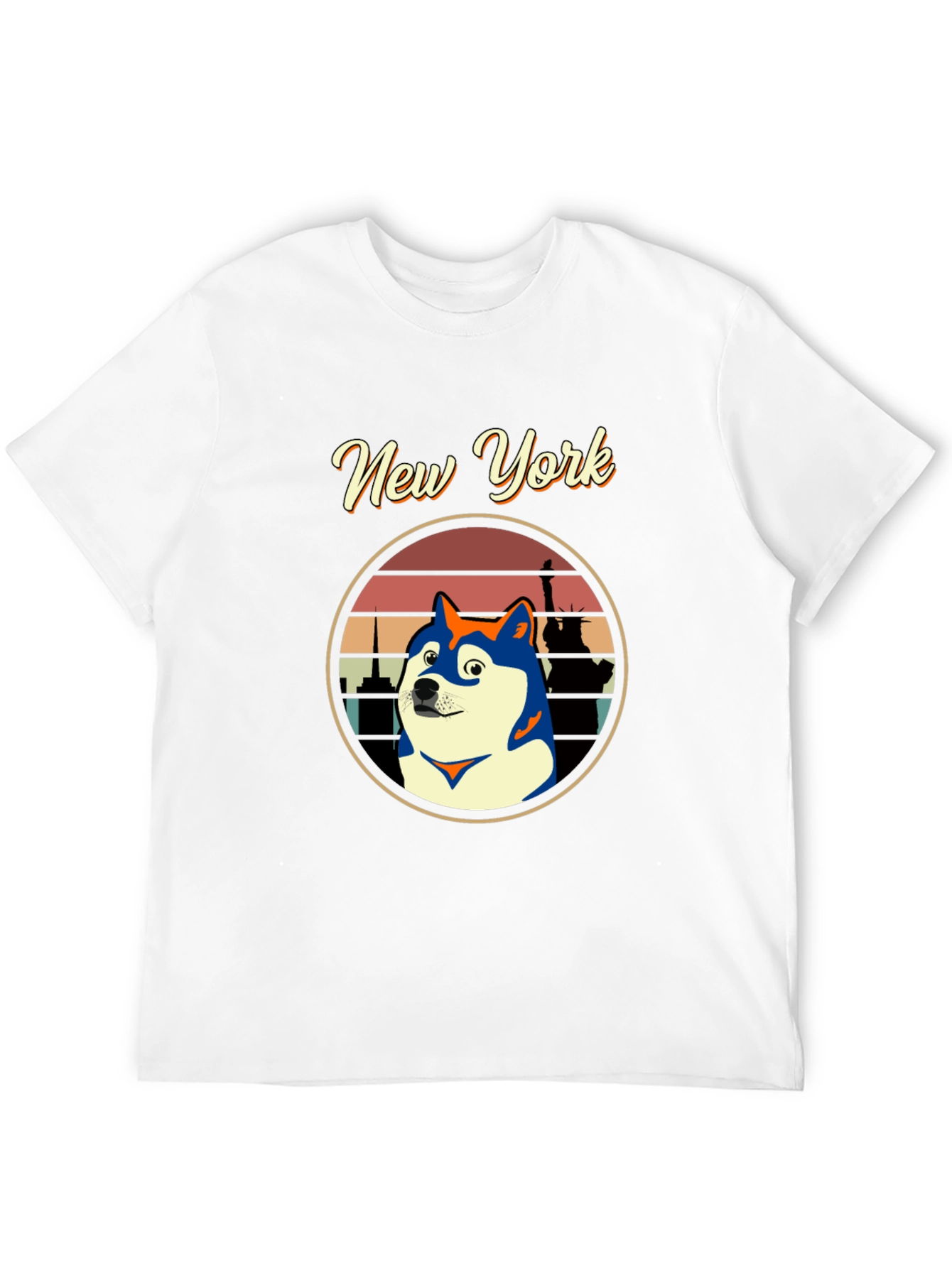 New York Doge Crew Neck T-Shirt