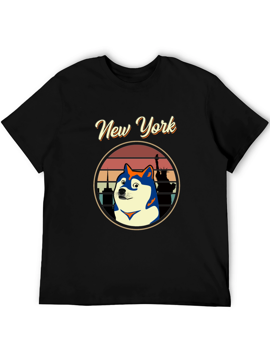 New York Doge Crew Neck T-Shirt