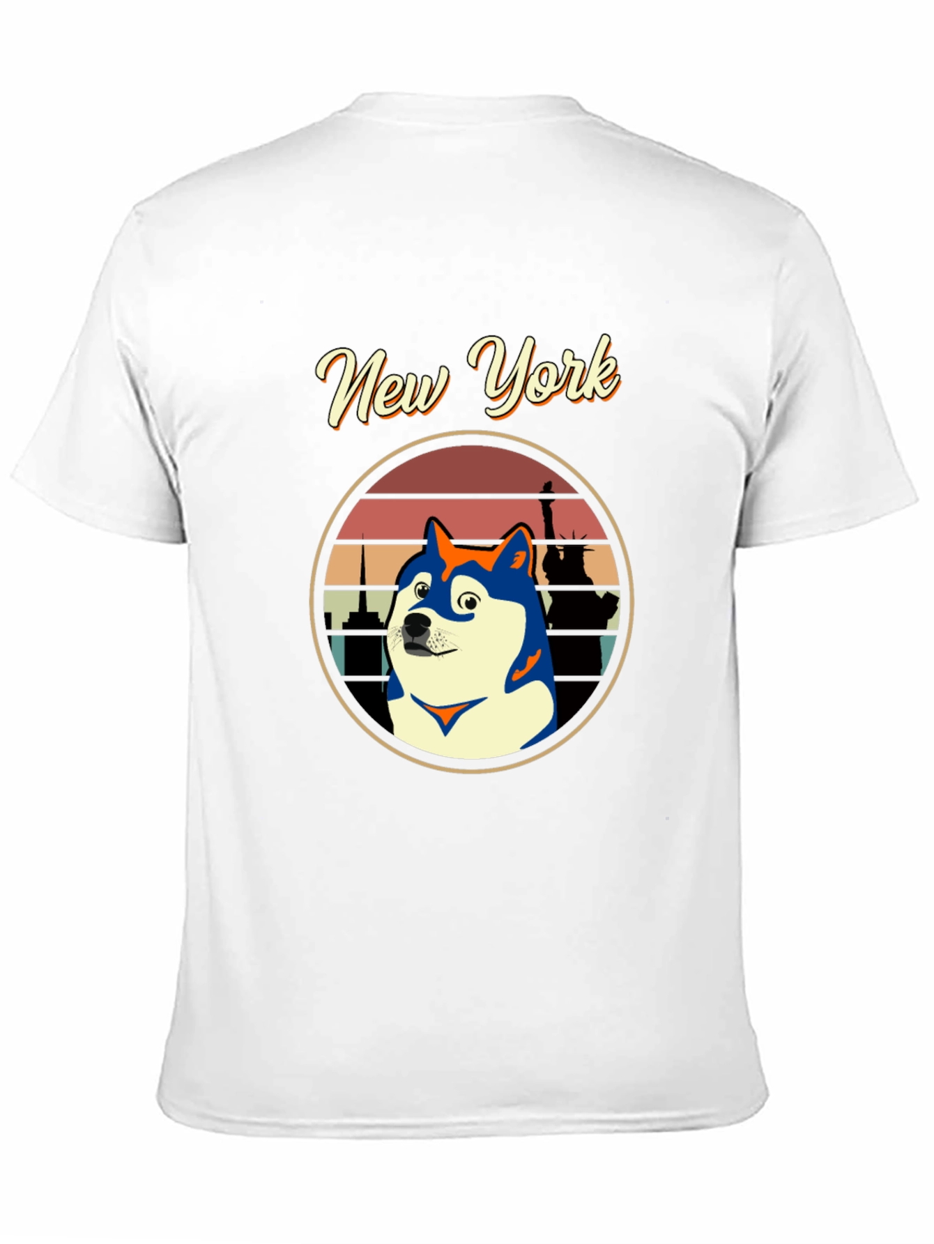 New York Doge Crew Neck T-Shirt