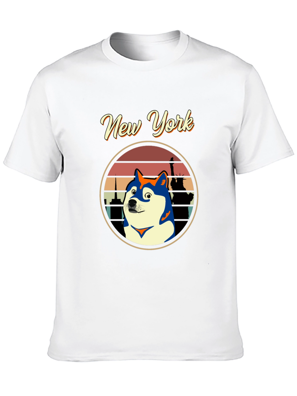 New York Doge Crew Neck T-Shirt
