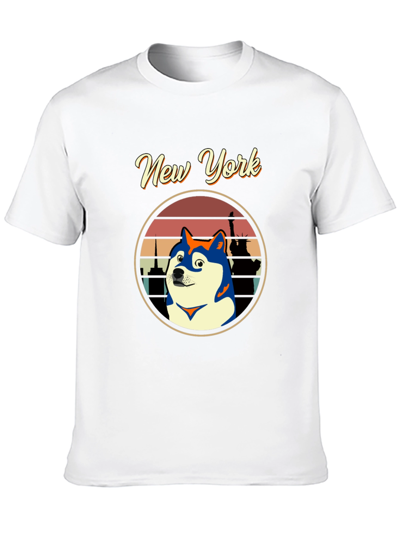 New York Doge Crew Neck T-Shirt