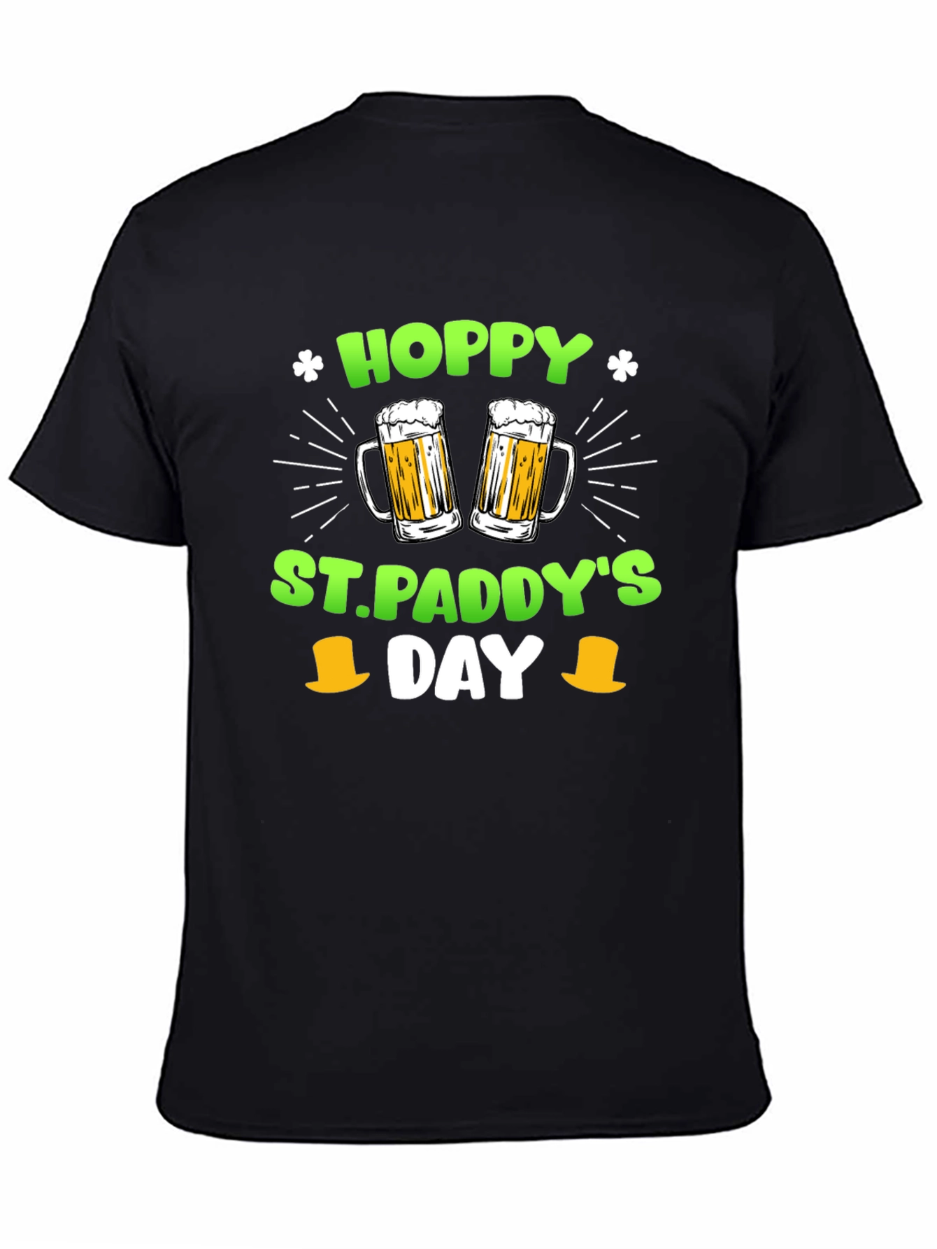 Hoppy St. Paddys Day T-Shirt - Beer Mug Graphic