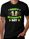Hoppy St. Paddys Day T-Shirt - Beer Mug Graphic