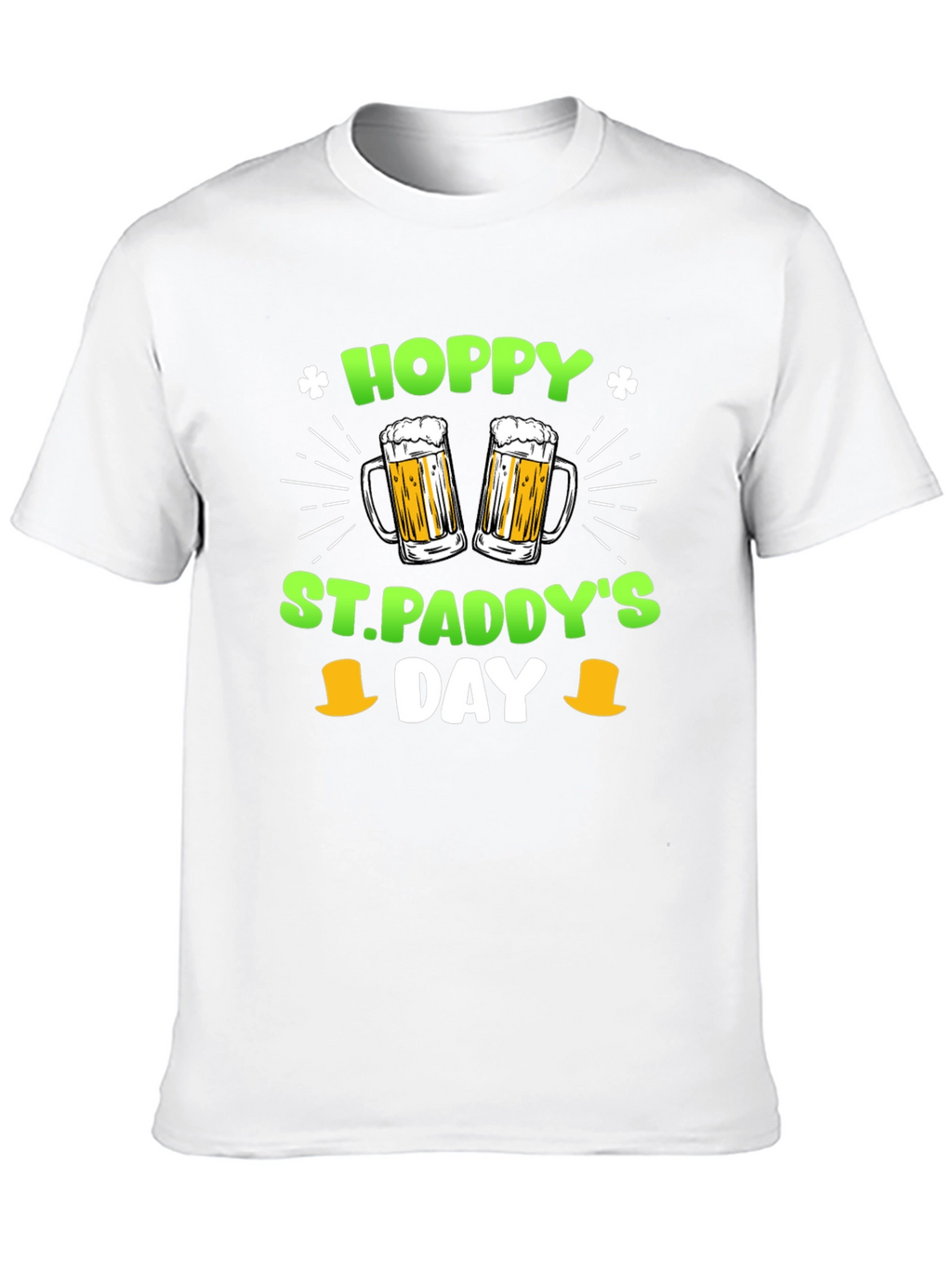 Hoppy St. Paddys Day T-Shirt - Beer Mug Graphic