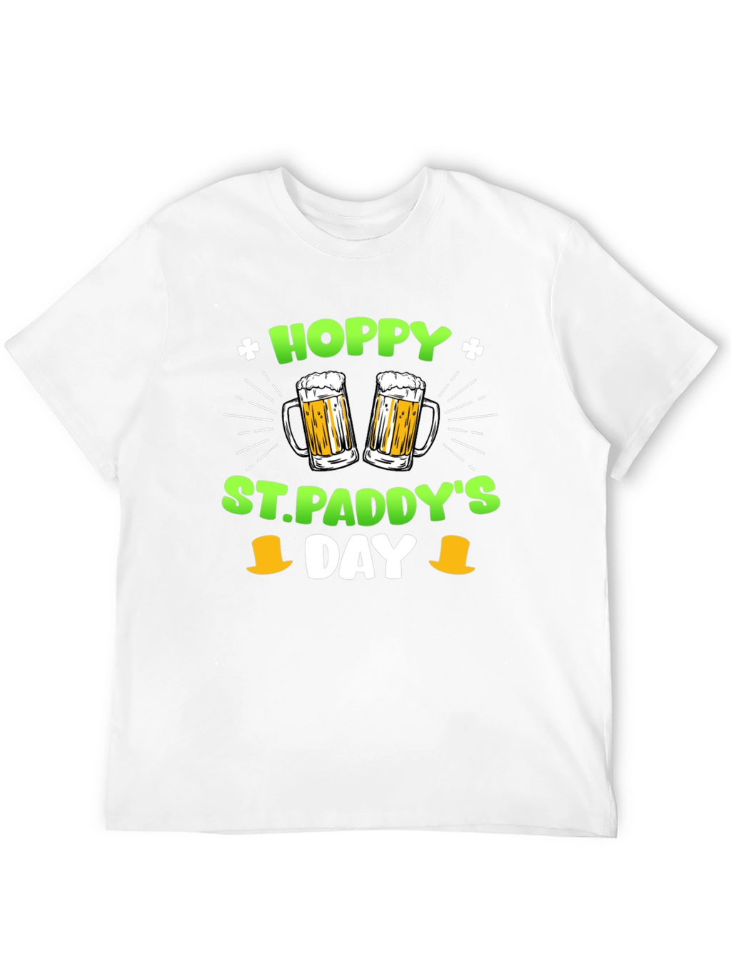 Hoppy St. Paddys Day T-Shirt - Beer Mug Graphic