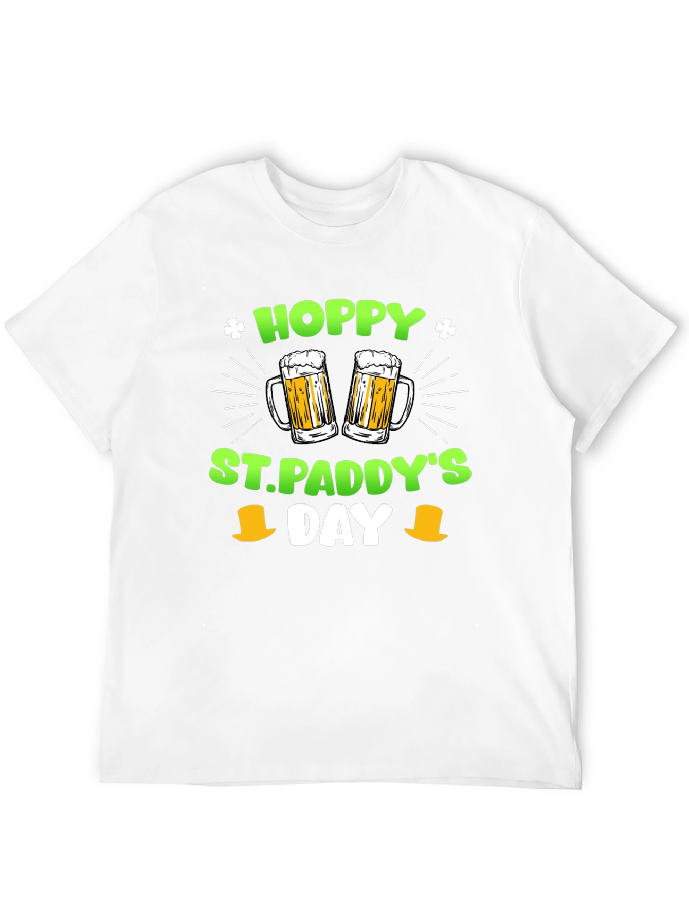 Hoppy St. Paddys Day T-Shirt - Beer Mug Graphic