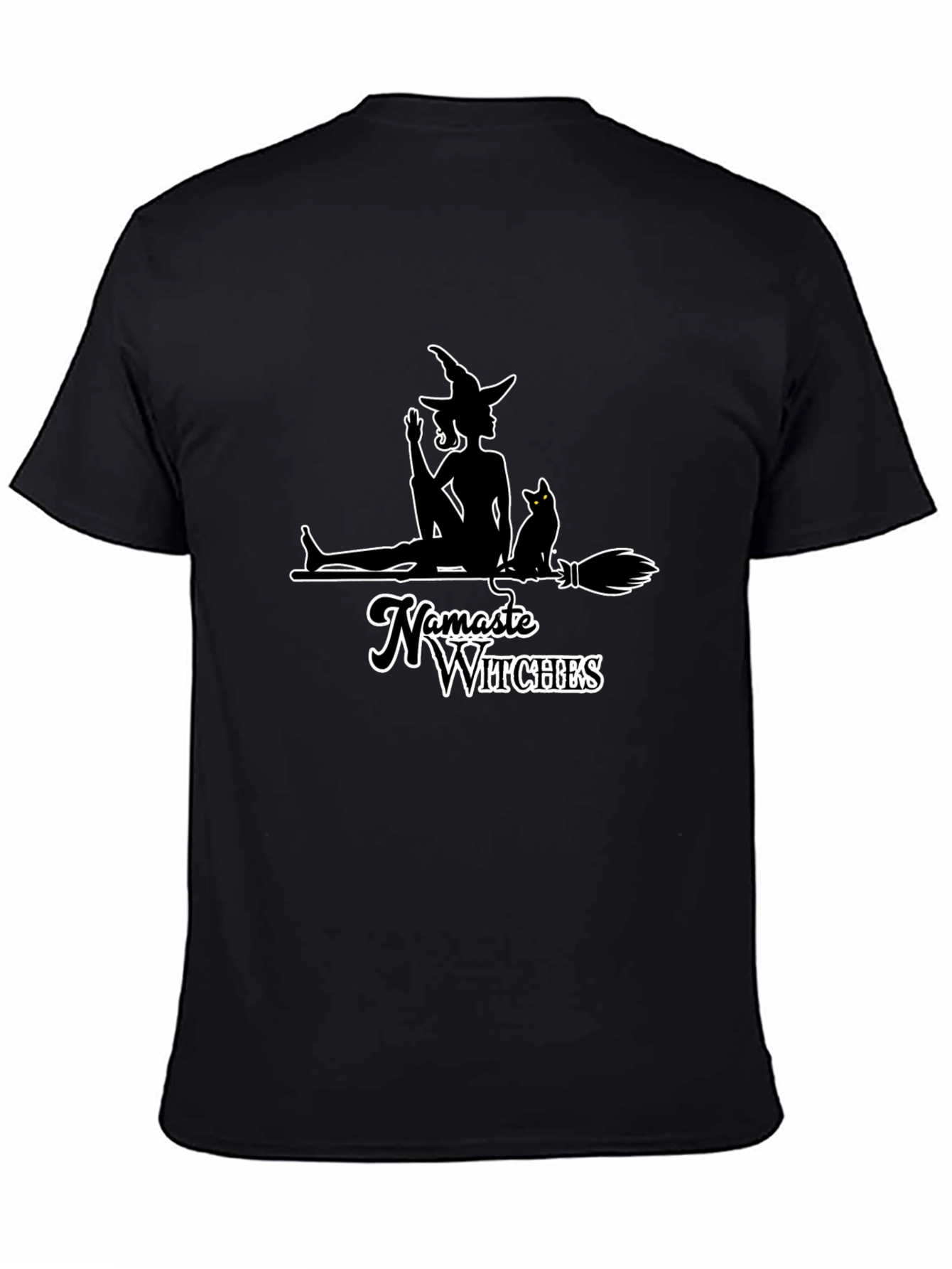 Namaste Witches Graphic Tee - Black