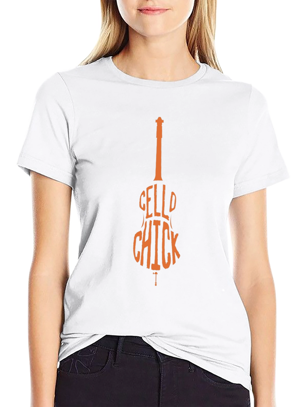 Cello Chick Graphic Tee - Music Lover T-Shirt