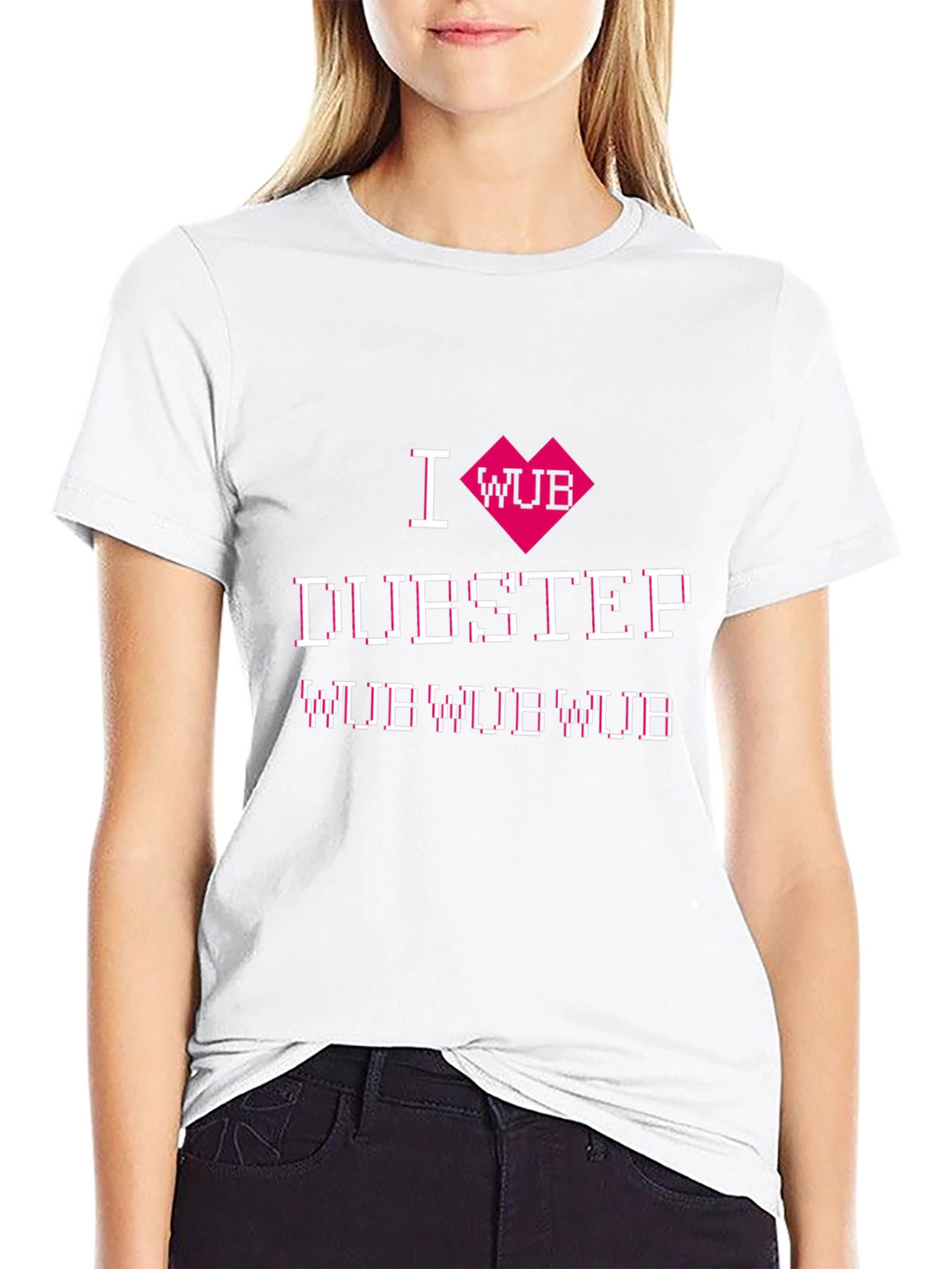 I Heart Wub Dubstep Graphic T-Shirt