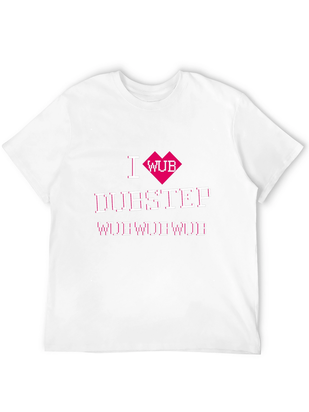I Heart Wub Dubstep Graphic T-Shirt