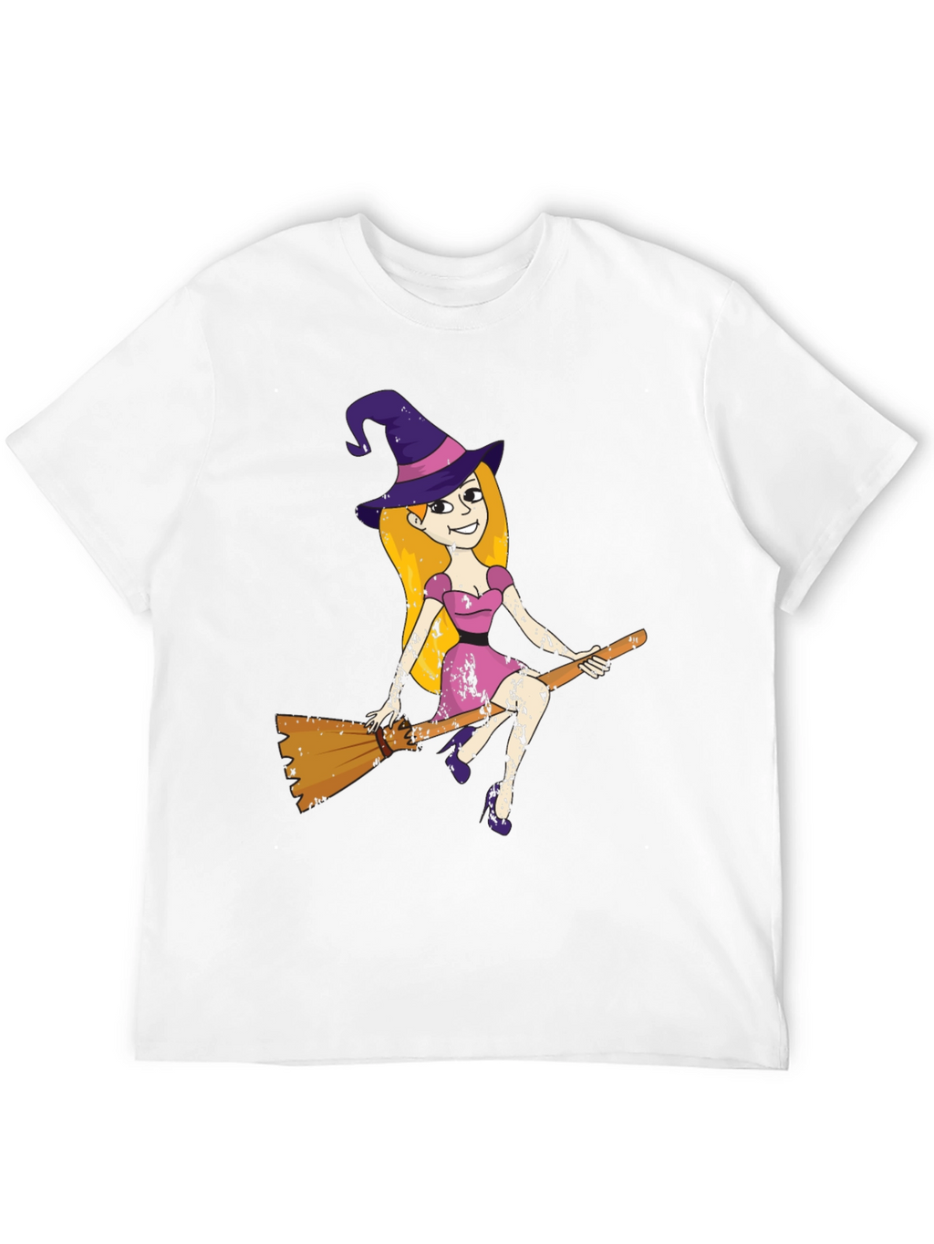 Halloween Witch T-Shirt - Black Cotton Tee