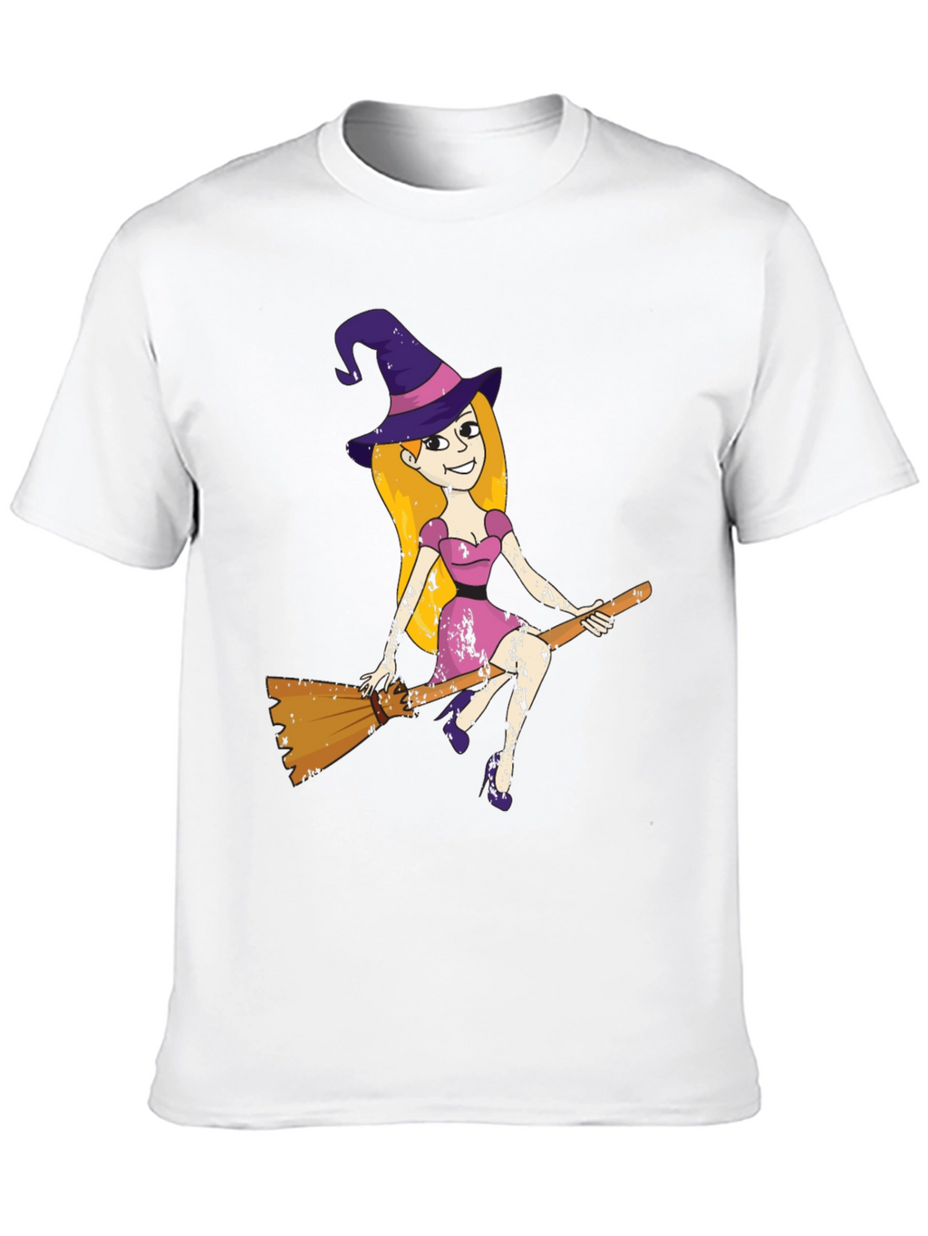 Halloween Witch T-Shirt - Black Cotton Tee