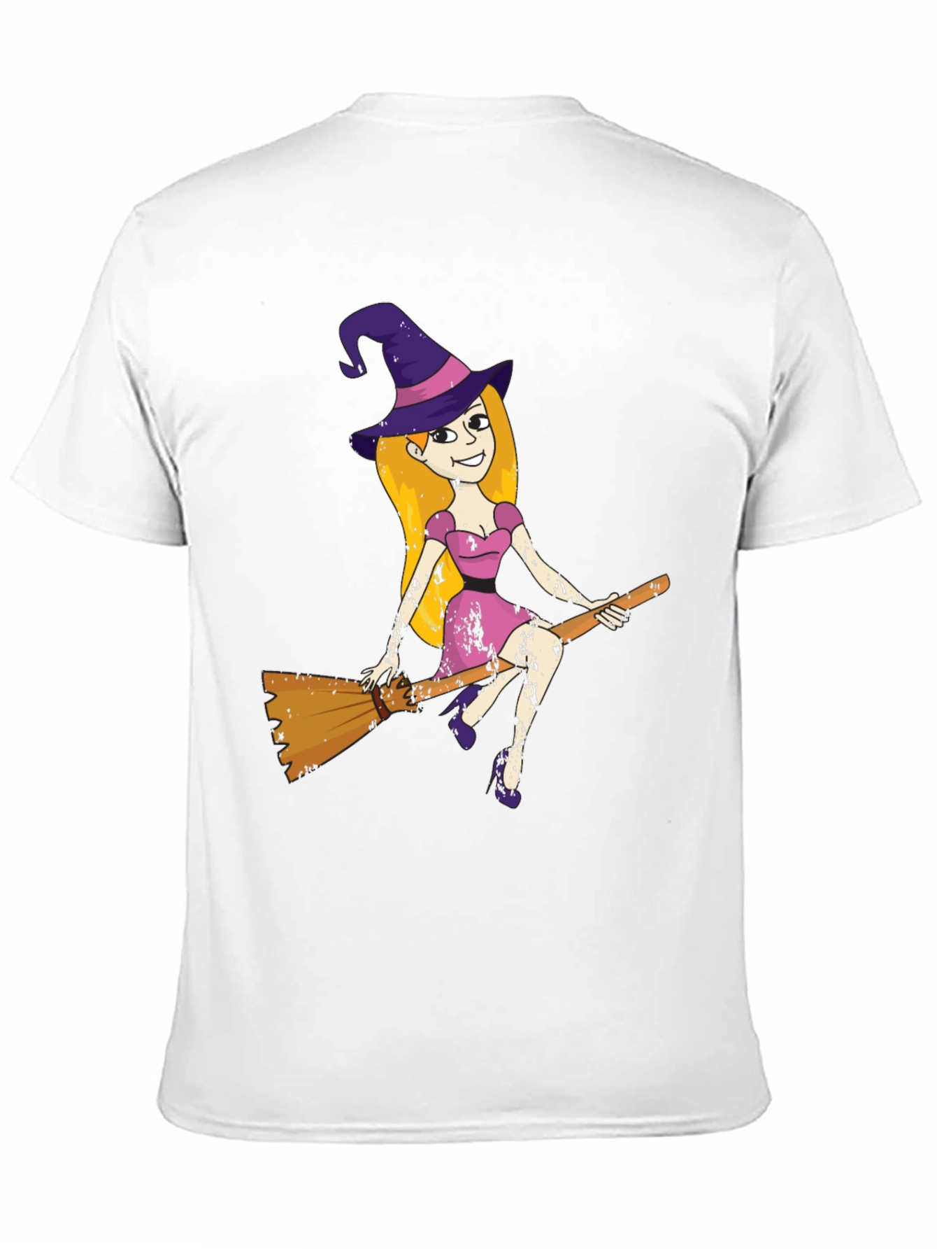 Halloween Witch T-Shirt - Black Cotton Tee
