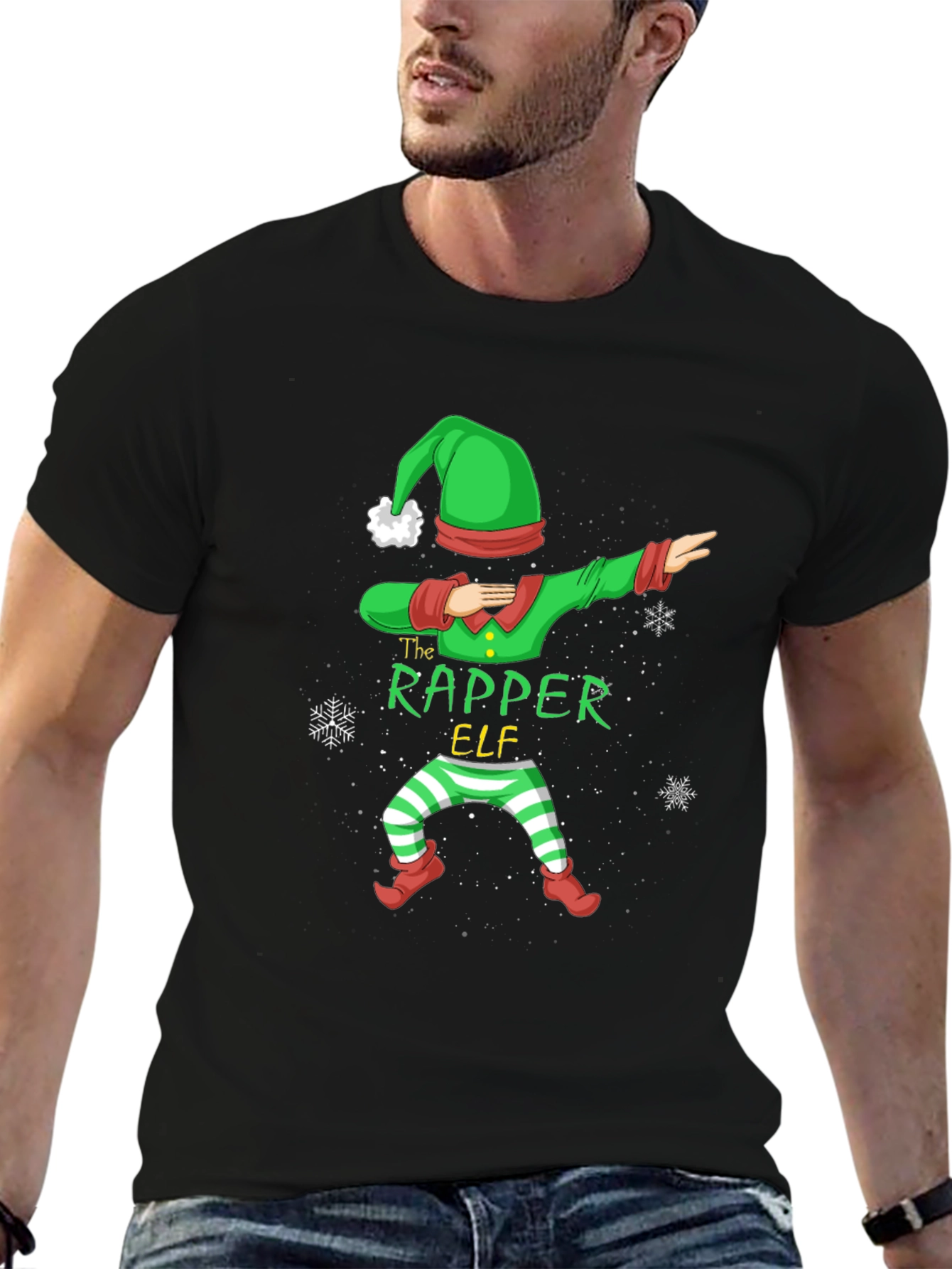 The Rapper Elf Christmas T-Shirt