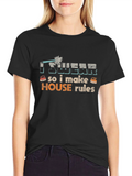 I Swear So I Make House Rules Graphic Tee