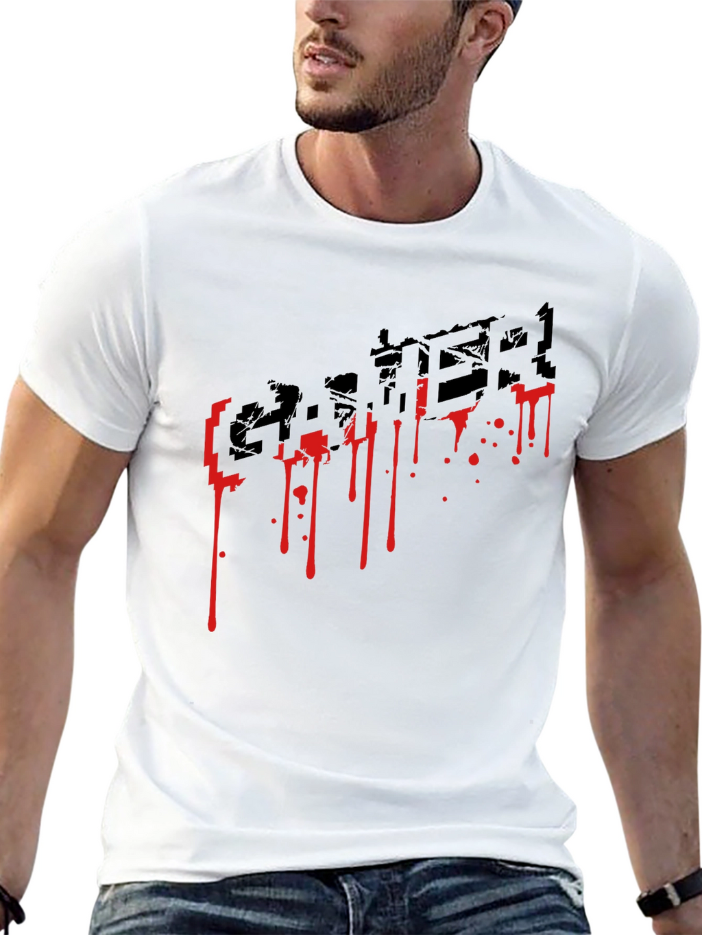 Gamer Graphic Print T-Shirt