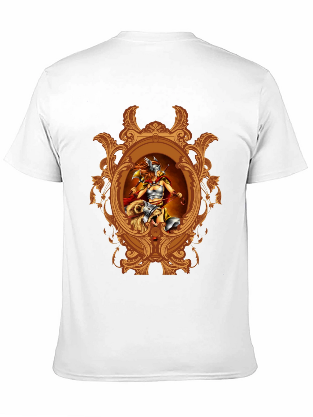 Valkyrie Framed Graphic T-Shirt - Black