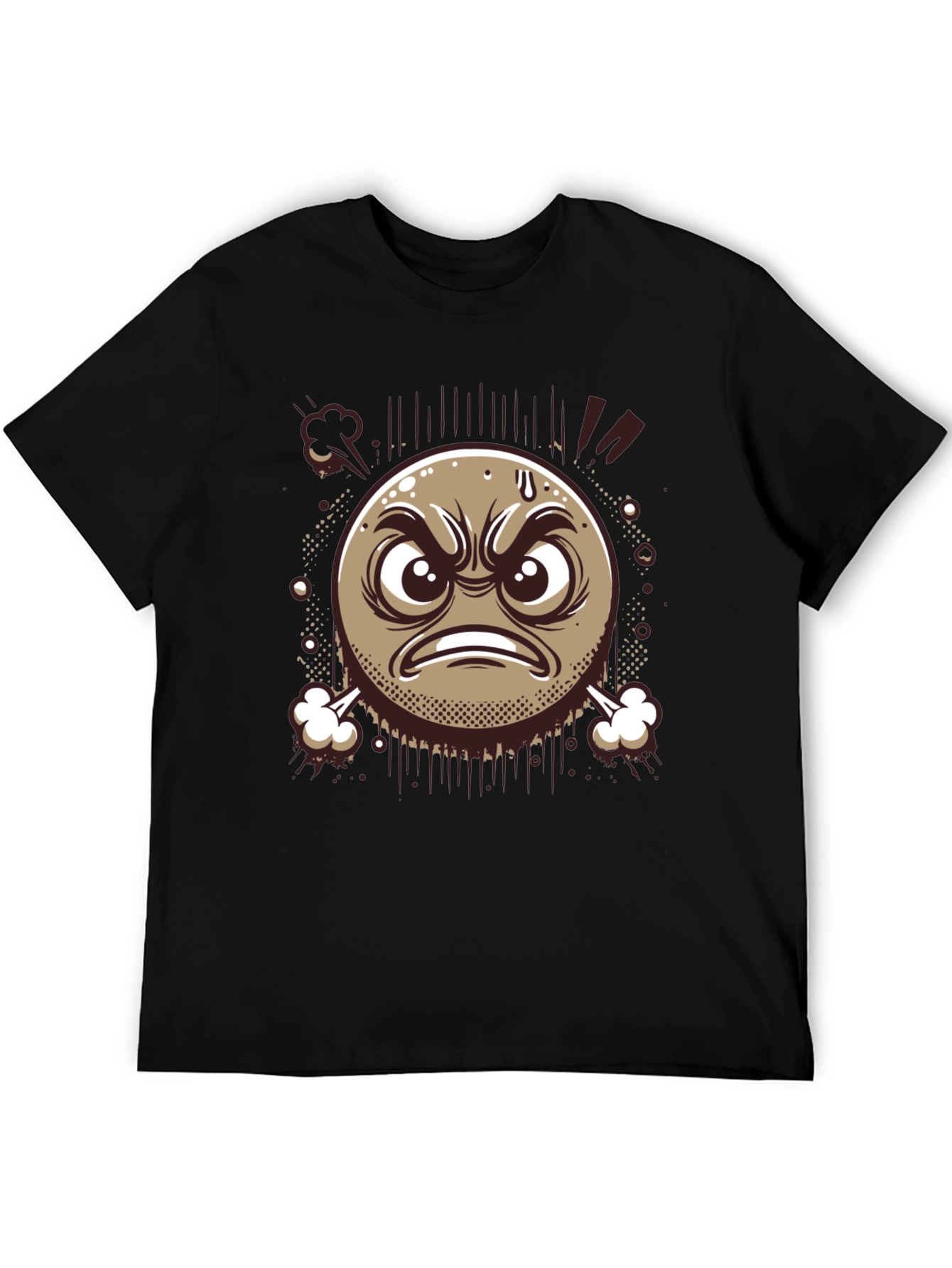 Angry Emoji Graphic T-Shirt - Express Yourself