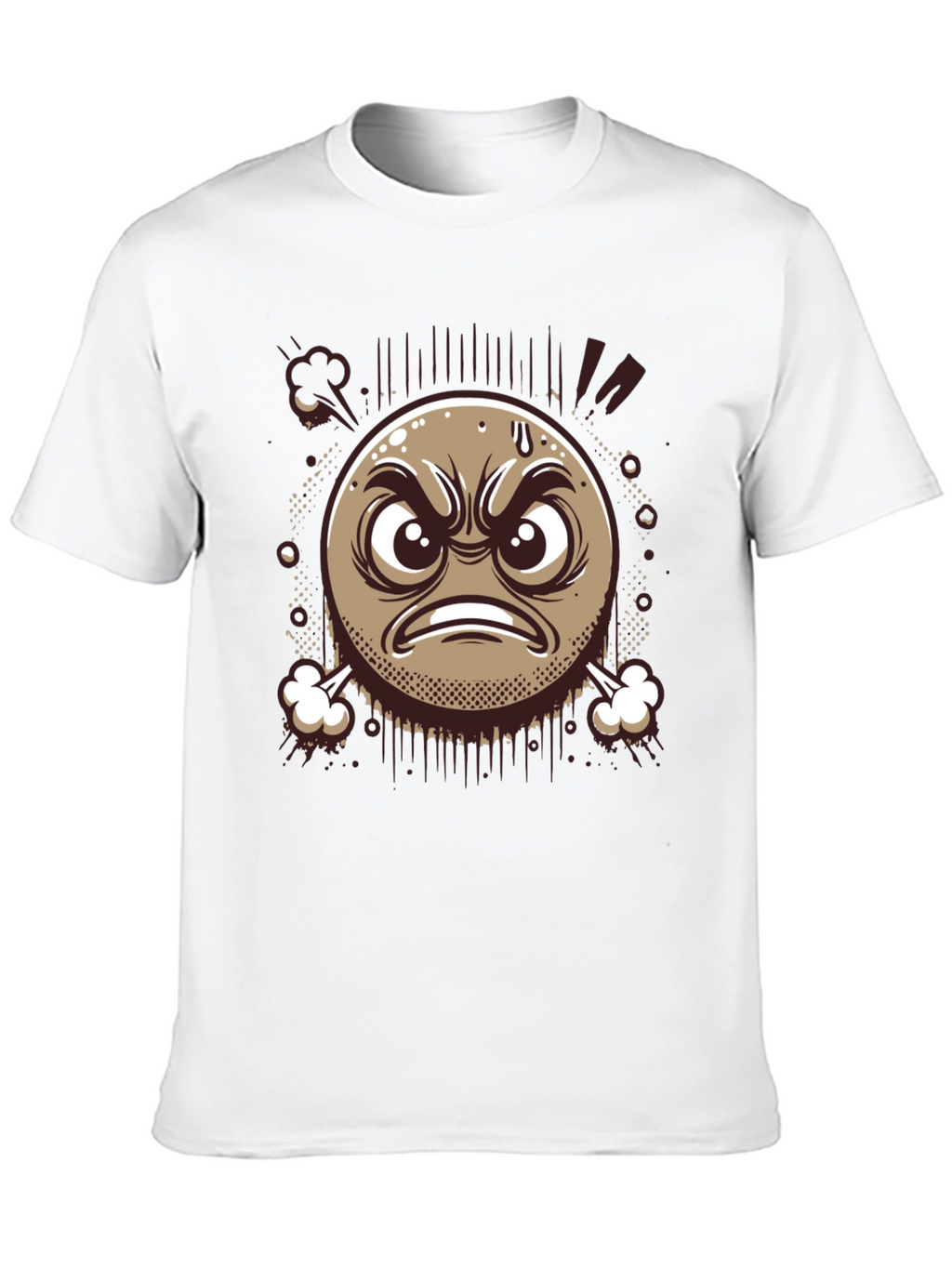 Angry Emoji Graphic T-Shirt - Express Yourself