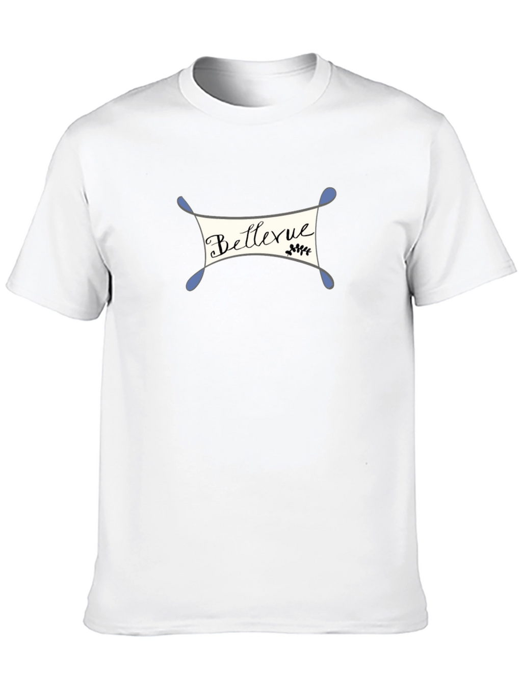 Bellevue Graphic Print Black T-Shirt