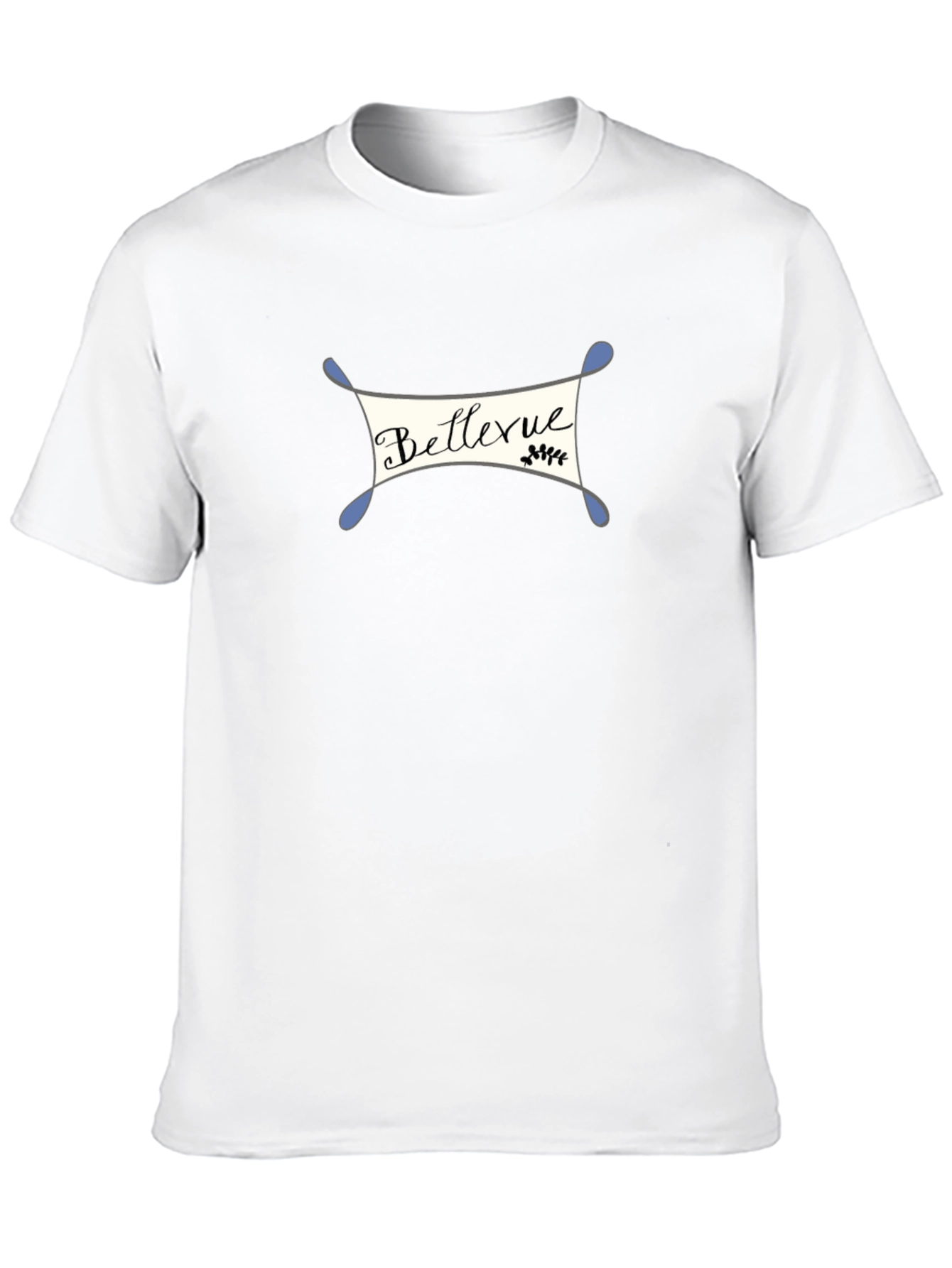 Bellevue Graphic Print Black T-Shirt