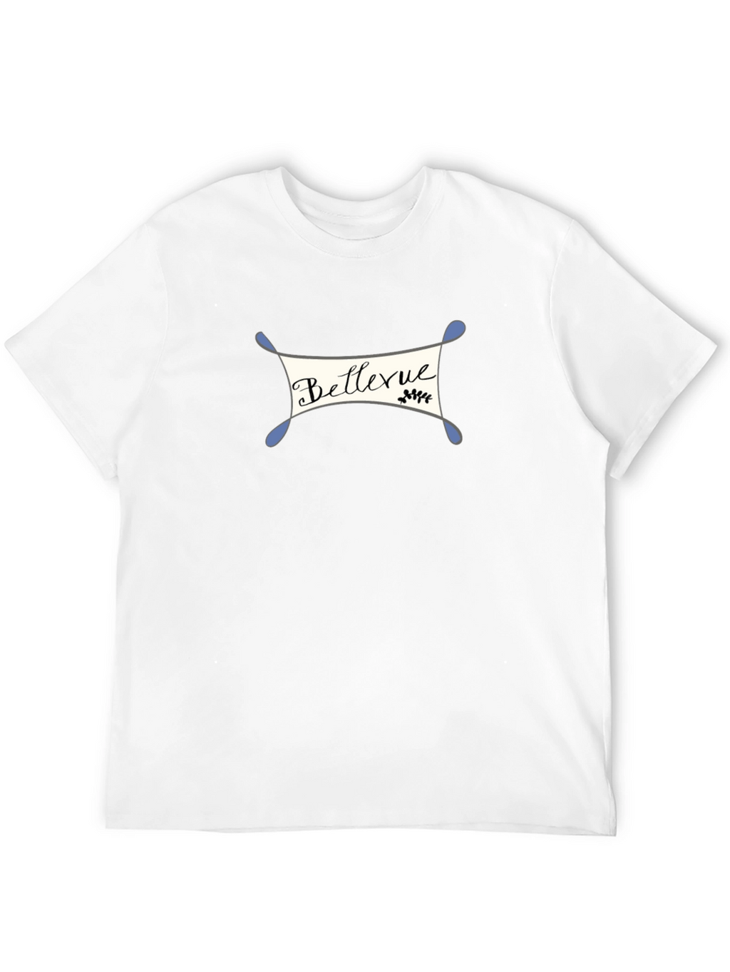 Bellevue Graphic Print Black T-Shirt