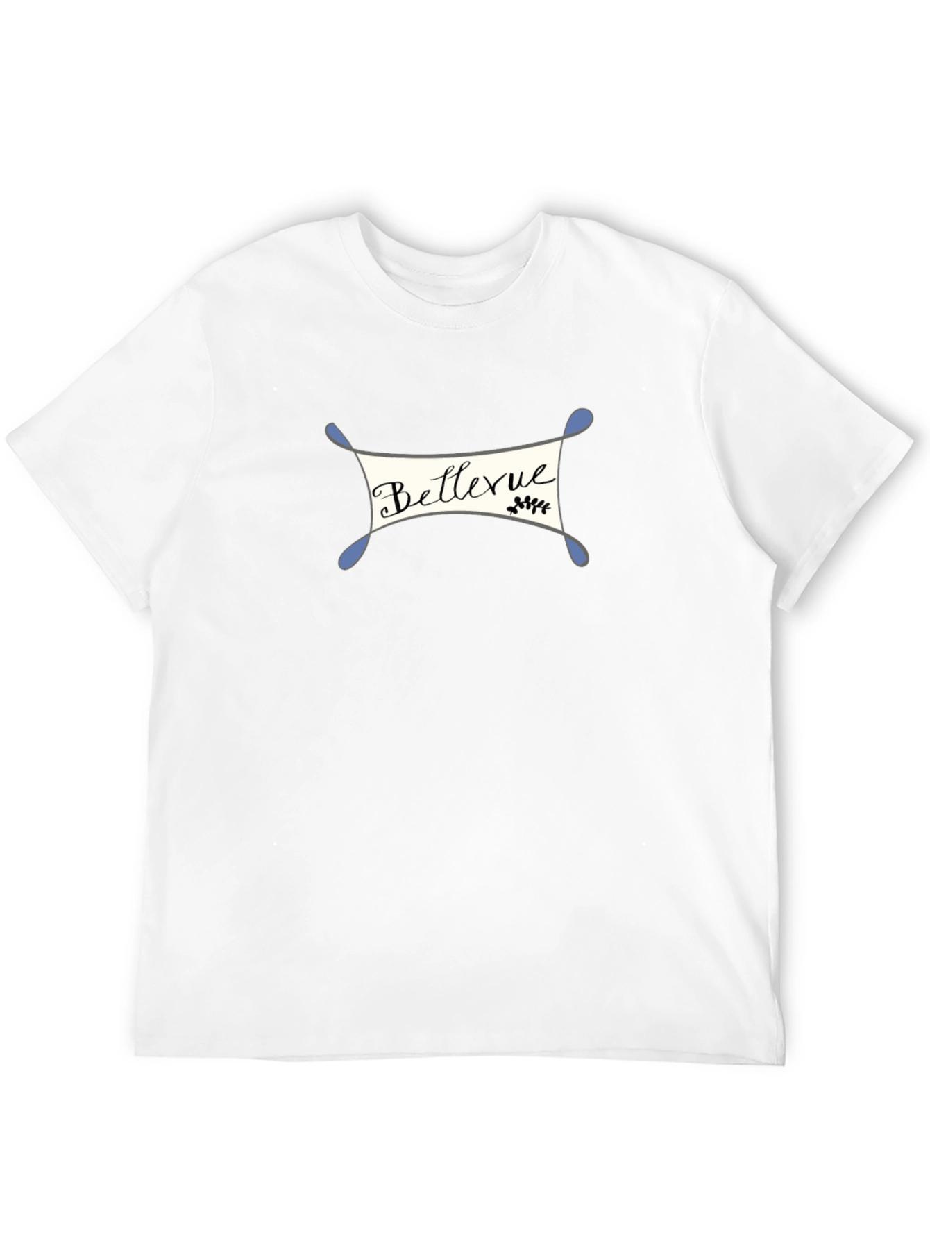 Bellevue Graphic Print Black T-Shirt