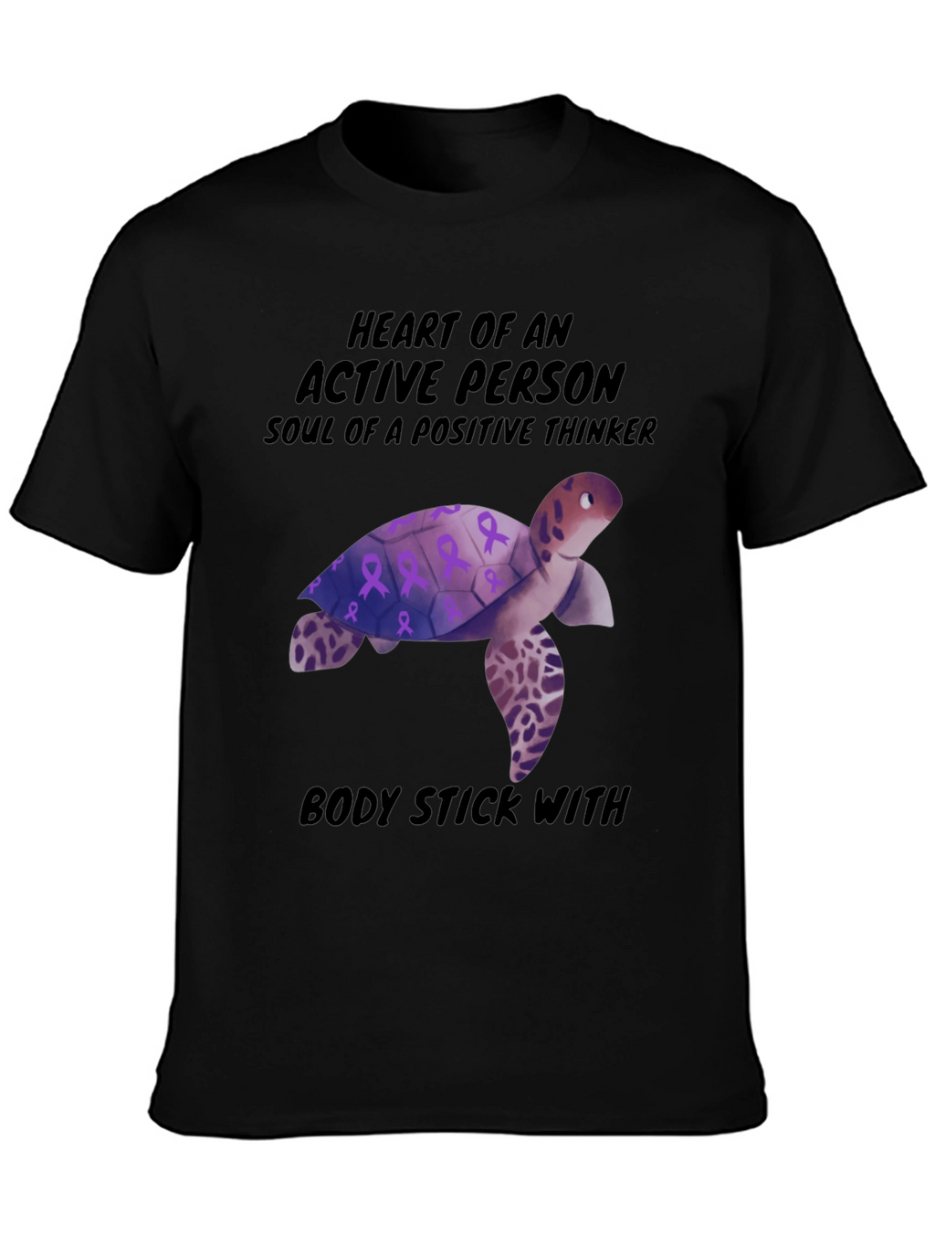 Turtle T-Shirt: Heart of An Active Person
