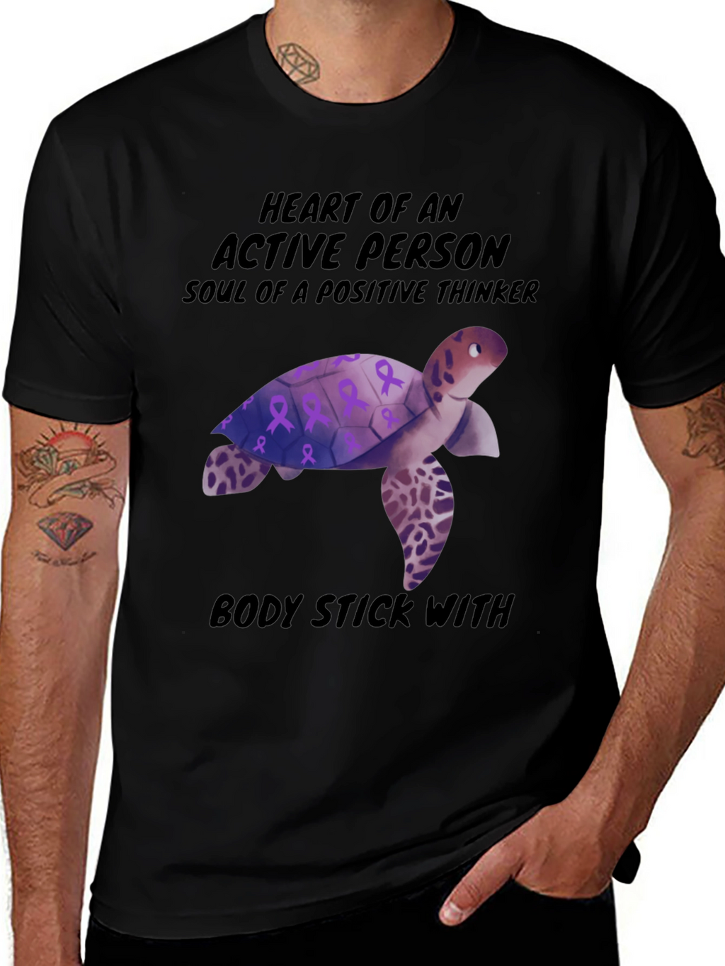 Turtle T-Shirt: Heart of An Active Person