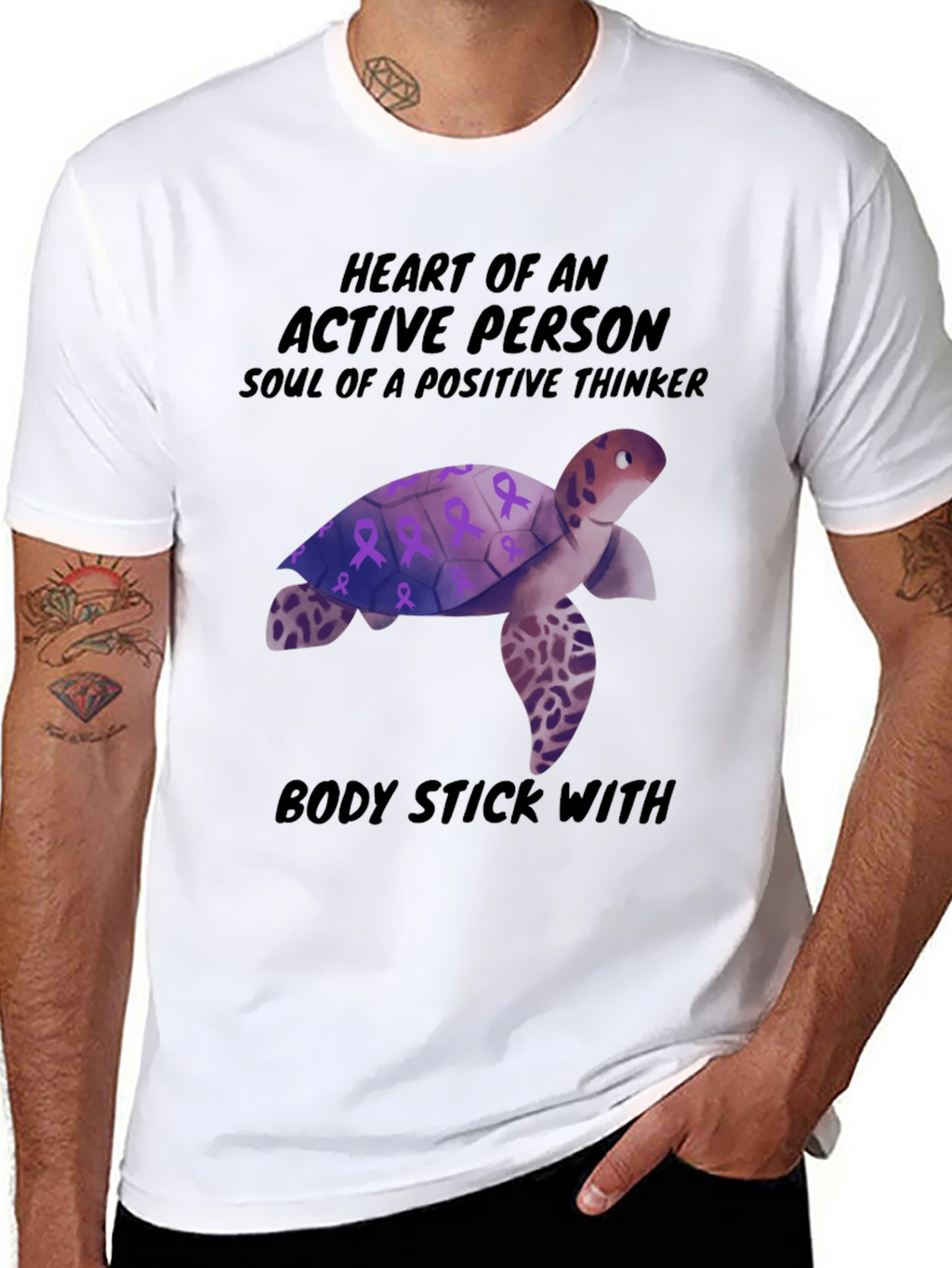 Turtle T-Shirt: Heart of An Active Person