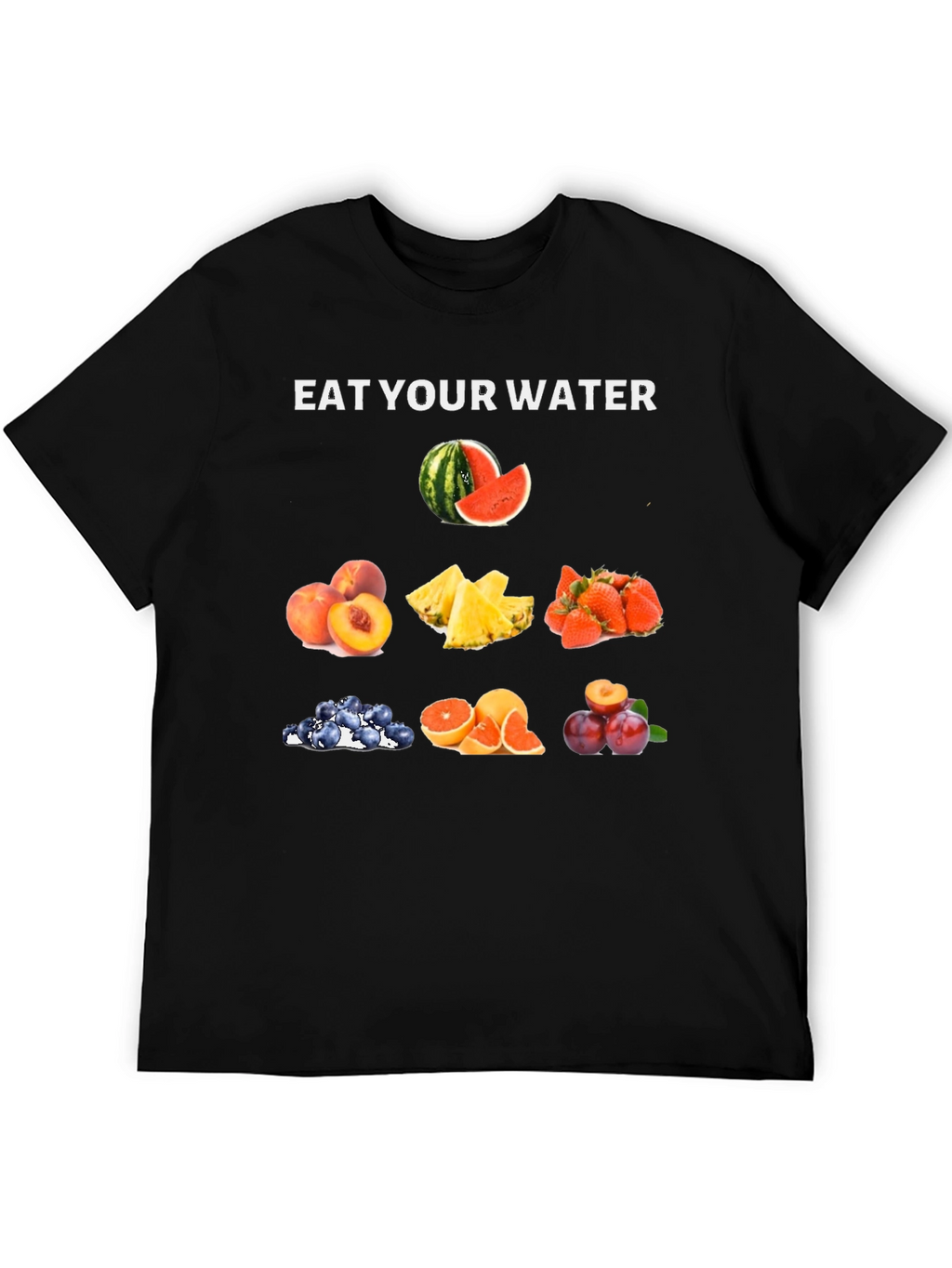 Eat Your Water Fruit T-Shirt - Hydration Fashion