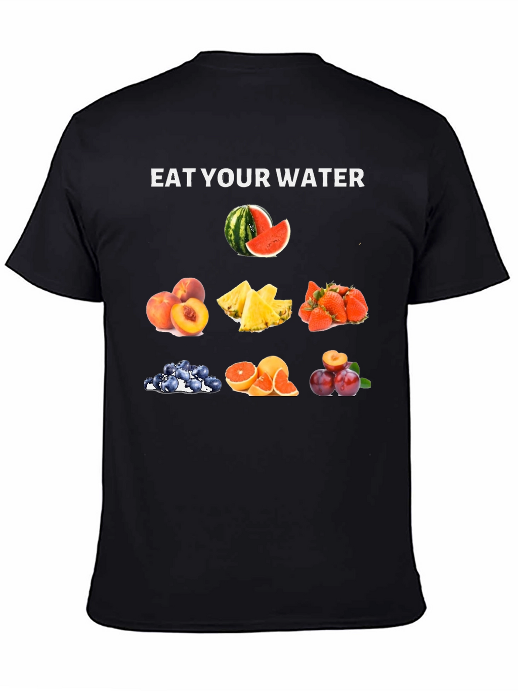 Eat Your Water Fruit T-Shirt - Hydration Fashion