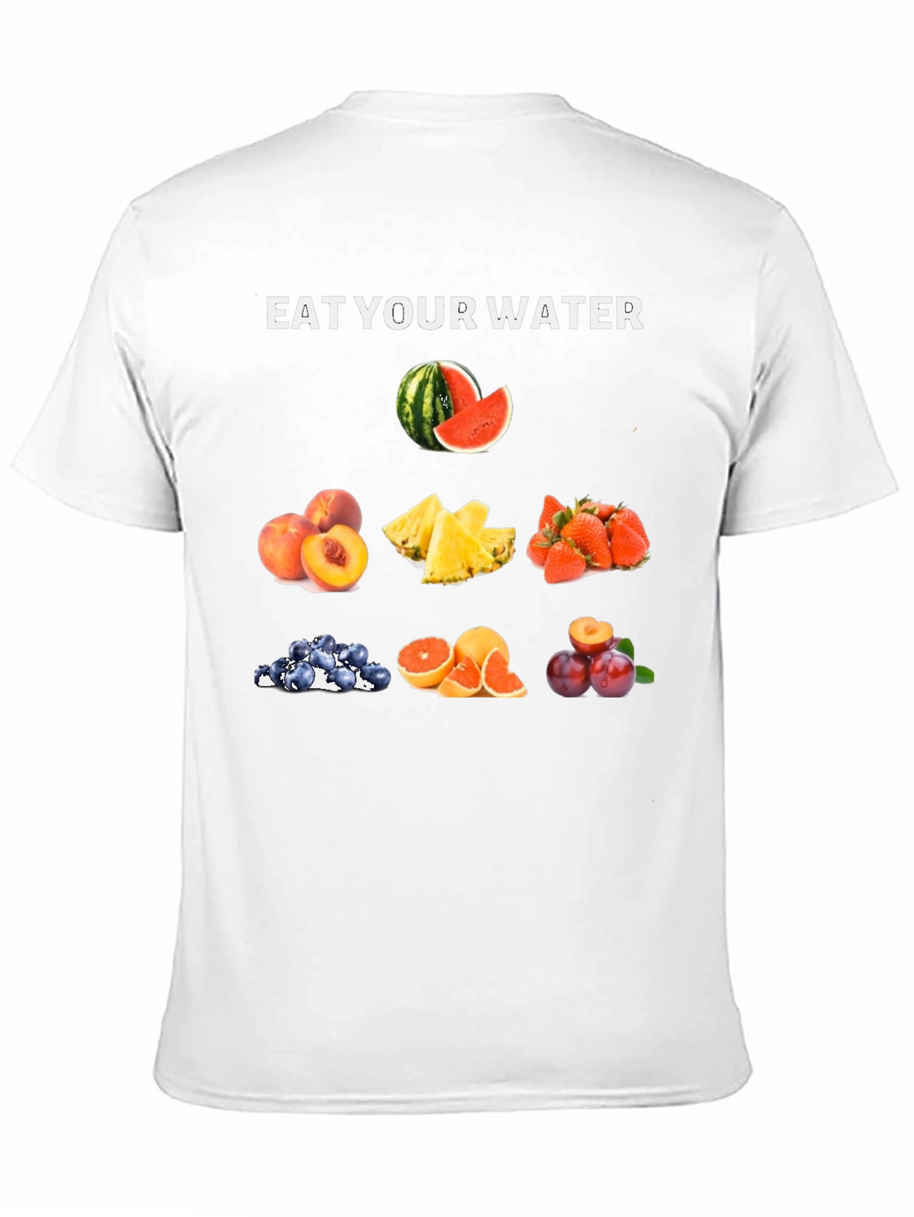 Eat Your Water Fruit T-Shirt - Hydration Fashion