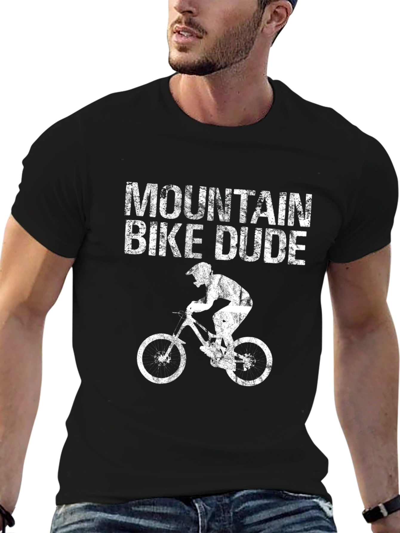 Mountain Bike Dude Graphic T-Shirt