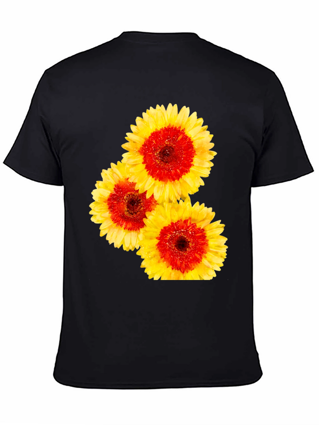 Floral Print Crew Neck Tee