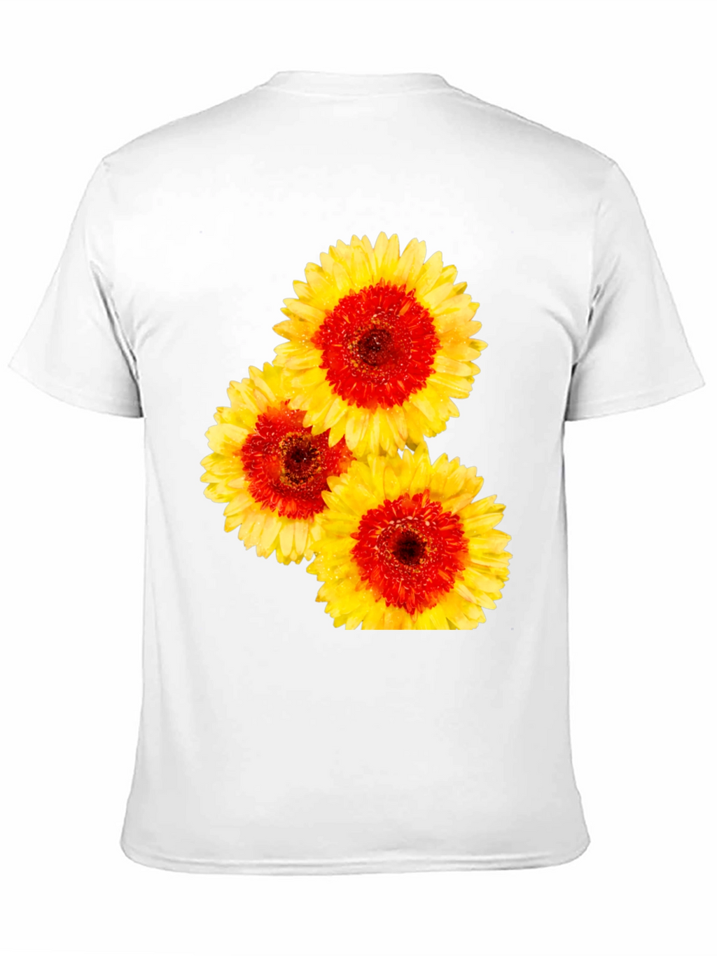 Floral Print Crew Neck Tee