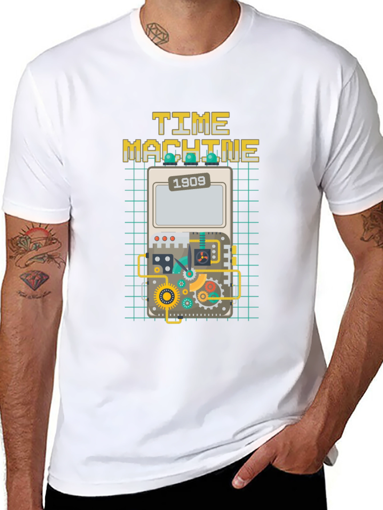 Time Machine Graphic Tee - Retro Style