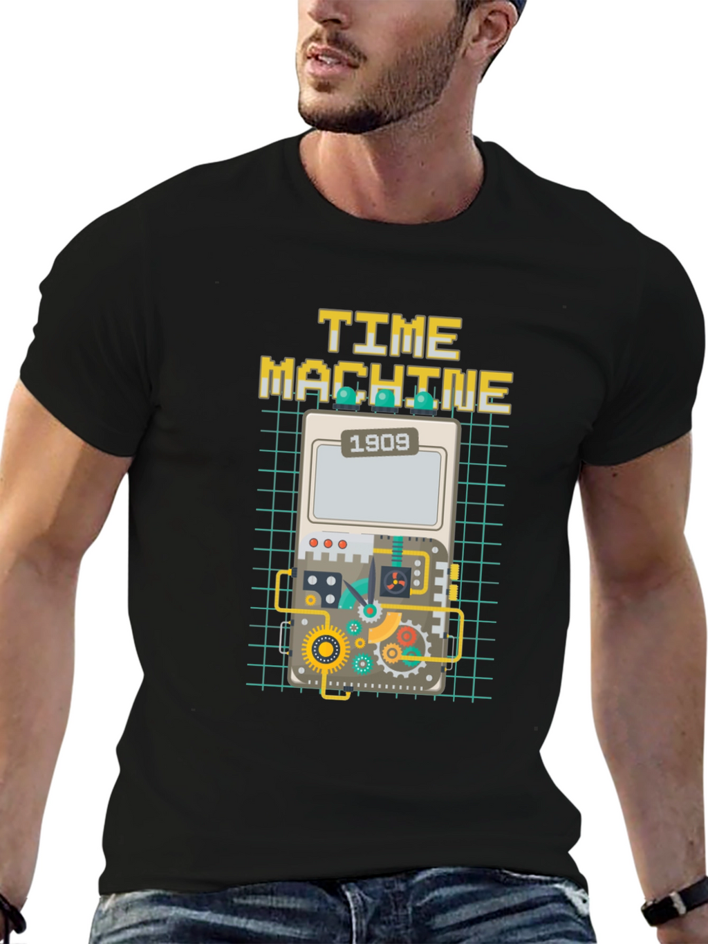 Time Machine Graphic Tee - Retro Style