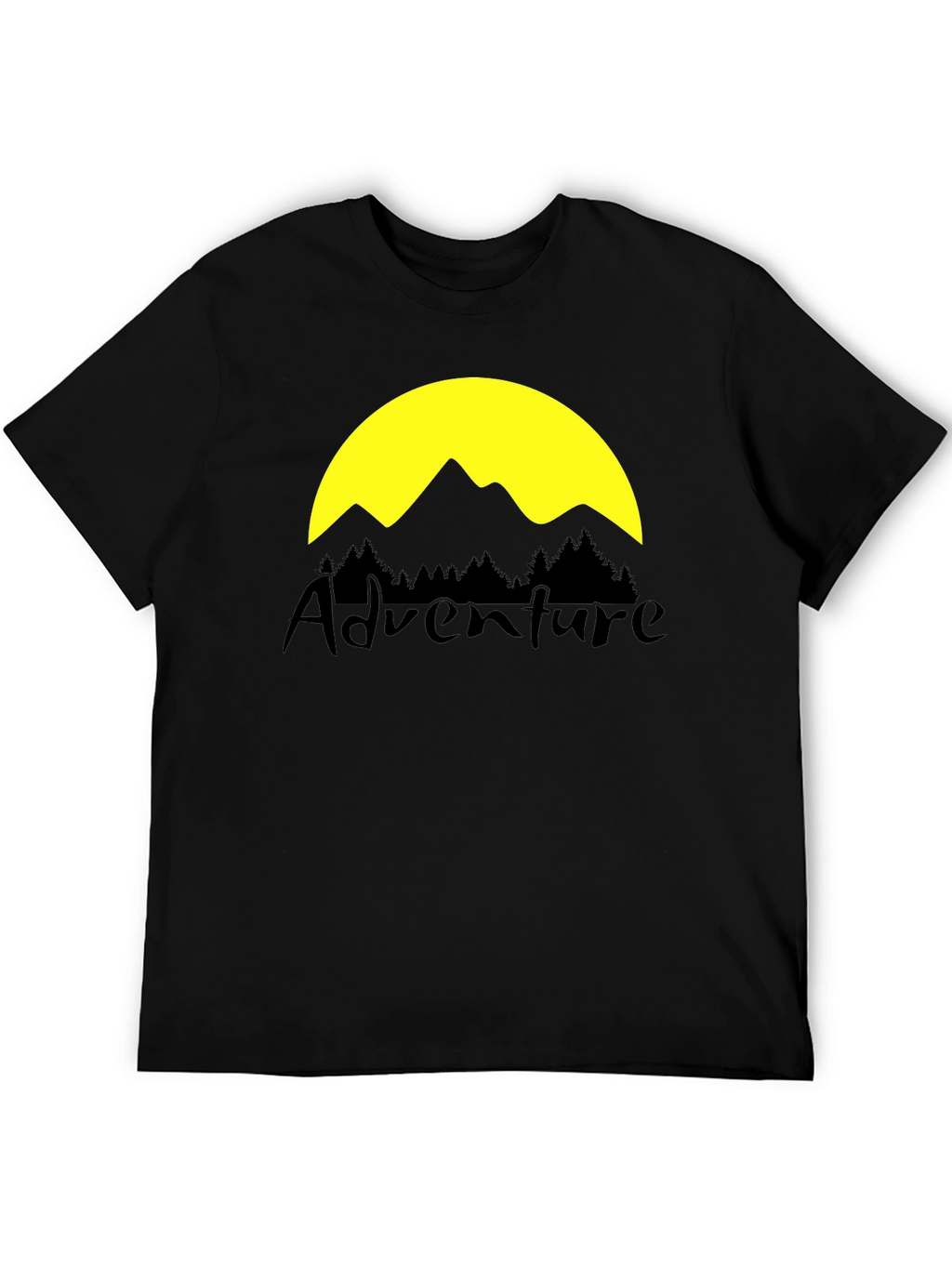 Adventure Graphic T-Shirt - Black